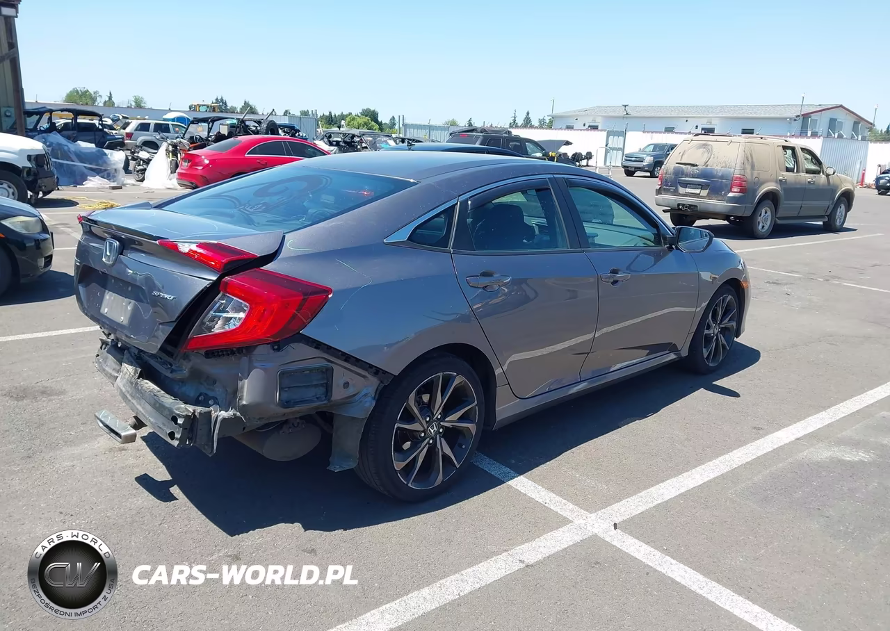 2019 Honda Civic Sport VIN:19XFC2F82KE208336 - 4