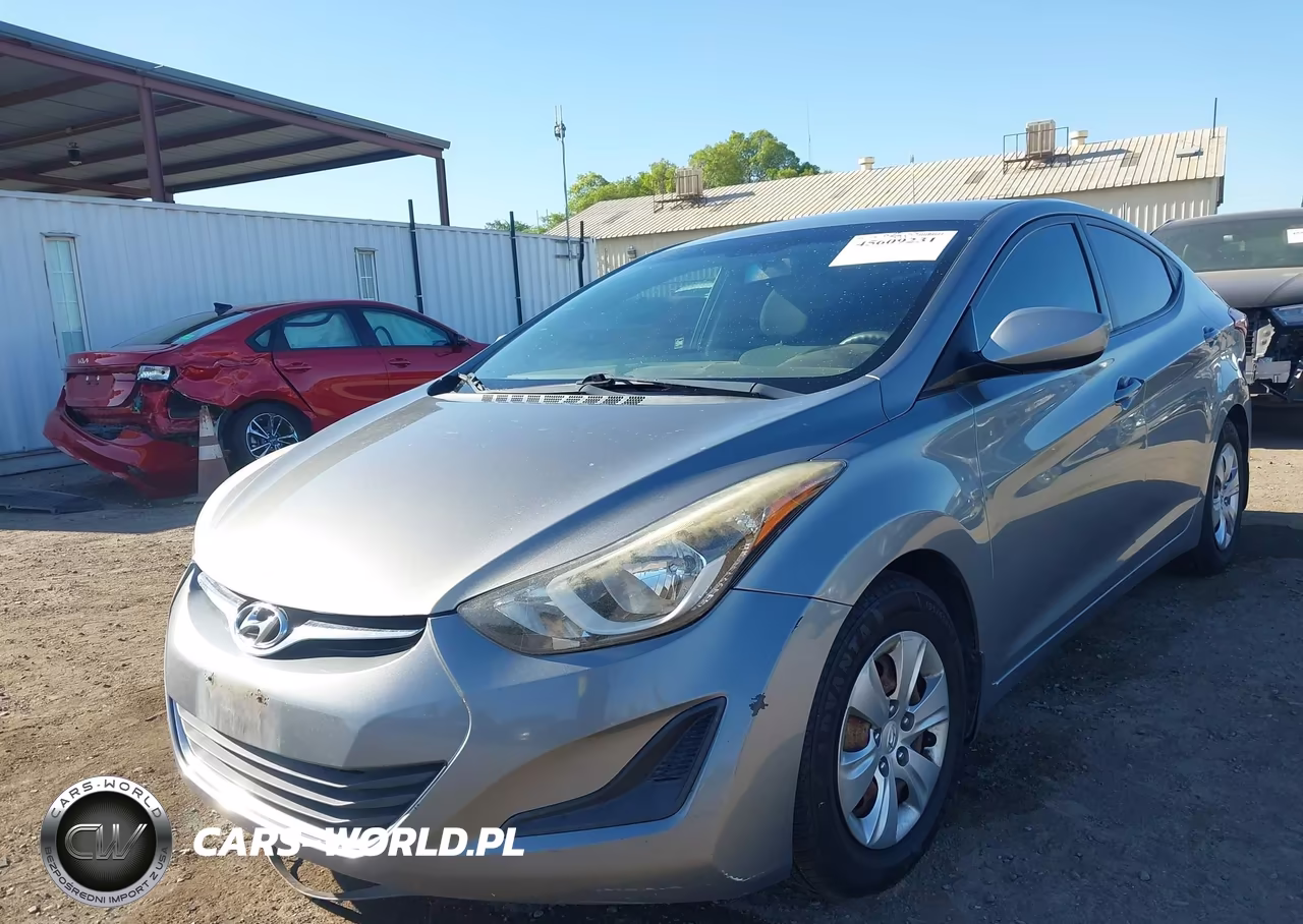 2016 Hyundai Elantra Se VIN:KMHDH4AE1GU531508 - 2