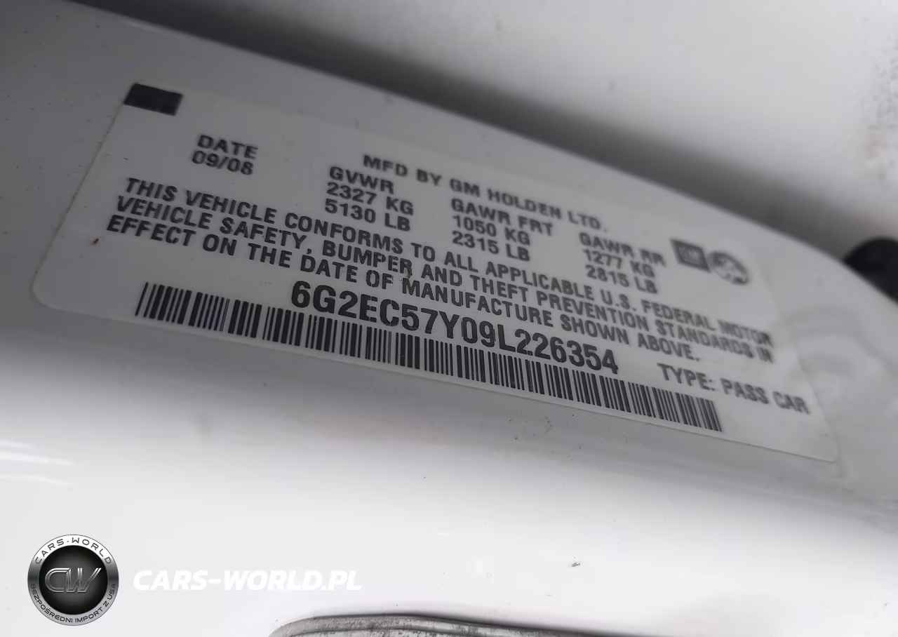 2009 Pontiac G8 Gt VIN:6G2EC57Y09L226354 - 9