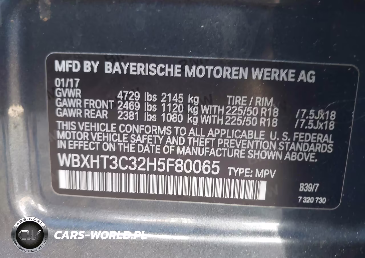 2017 BMW X1 xDrive28I VIN:WBXHT3C32H5F80065 - 9