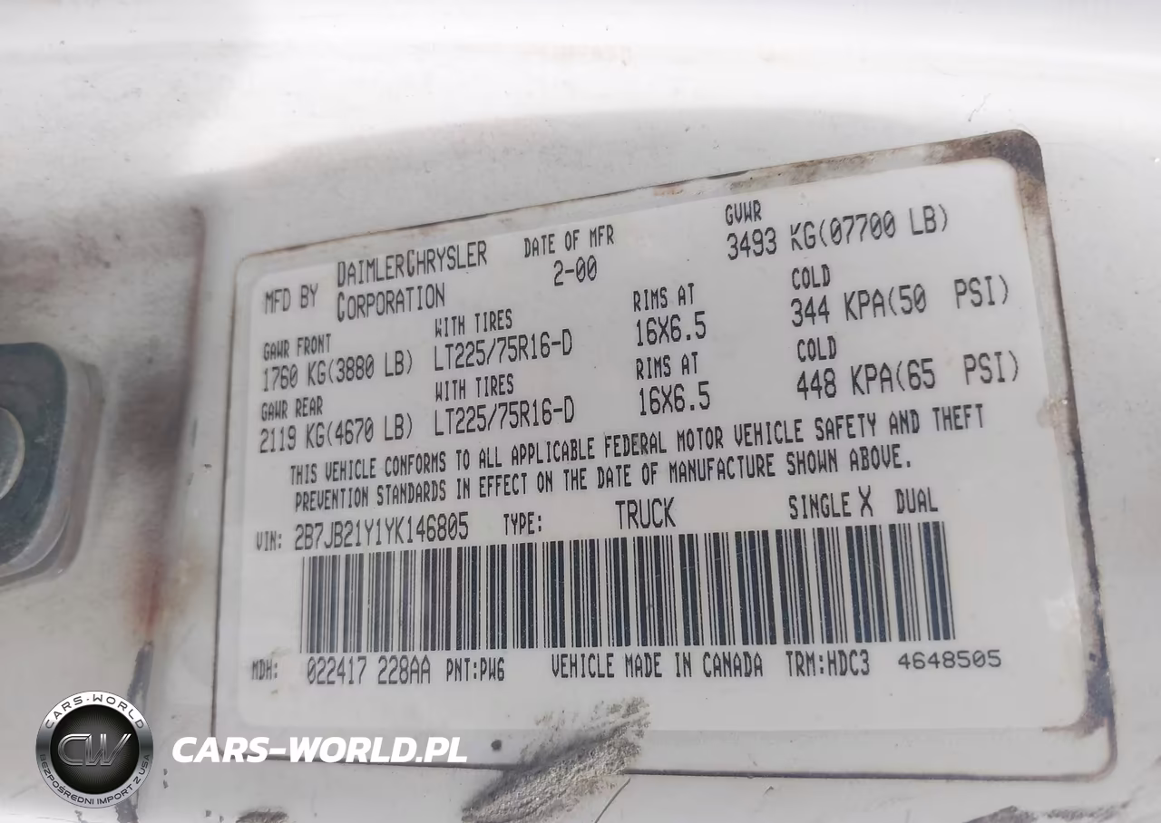 2000 Dodge Ram Van 2500 Conversion VIN:2B7JB21Y1YK146805 - 9