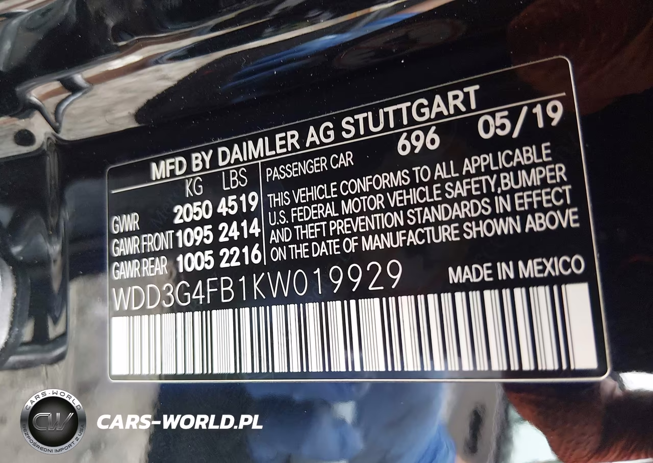 2019 Mercedes-Benz A 220 4Matic VIN:WDD3G4FB1KW019929 - 9