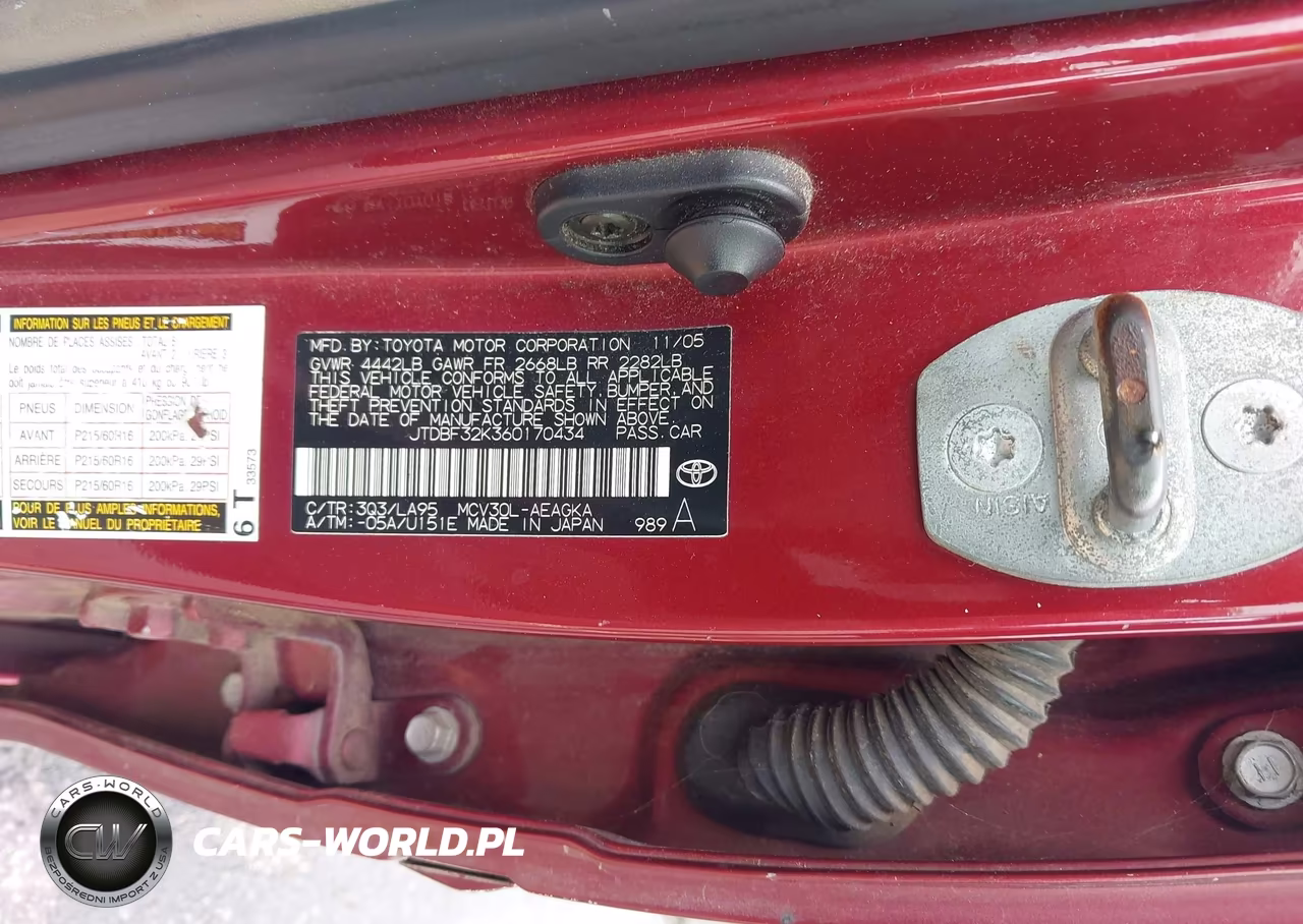 2006 Toyota Camry Xle V6 VIN:JTDBF32K360170434 - 9