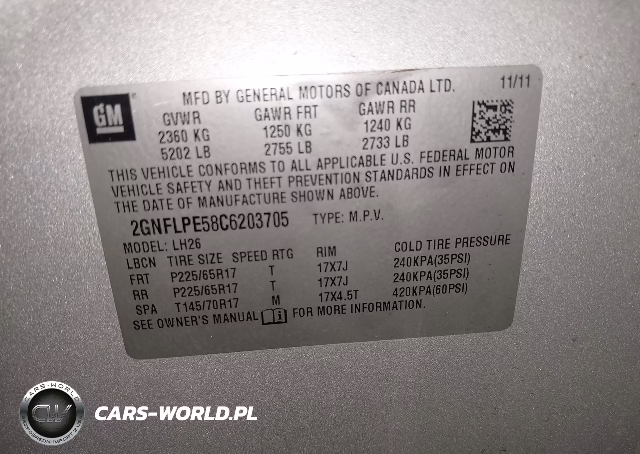 2012 Chevrolet Equinox Lt W-2Lt VIN:2GNFLPE58C6203705 - 9