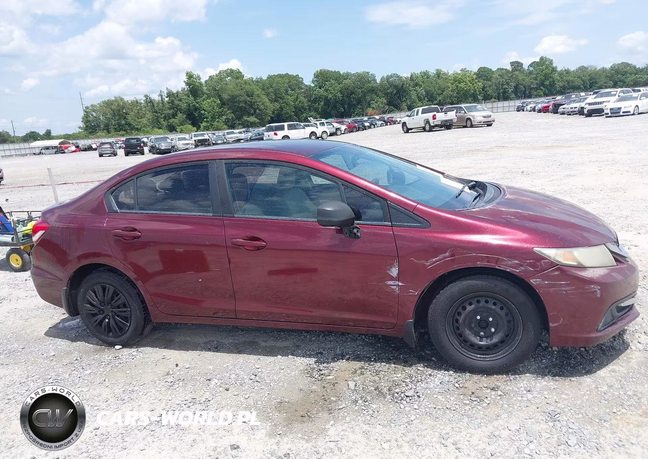 2014 Honda Civic Lx VIN:19XFB2F53EE023290 - 13