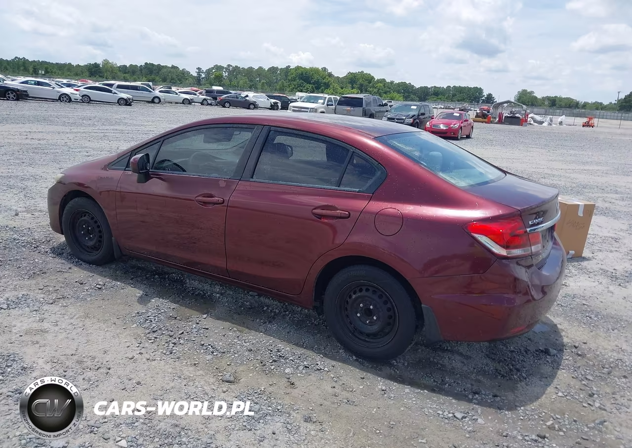 2014 Honda Civic Lx VIN:19XFB2F53EE023290 - 3