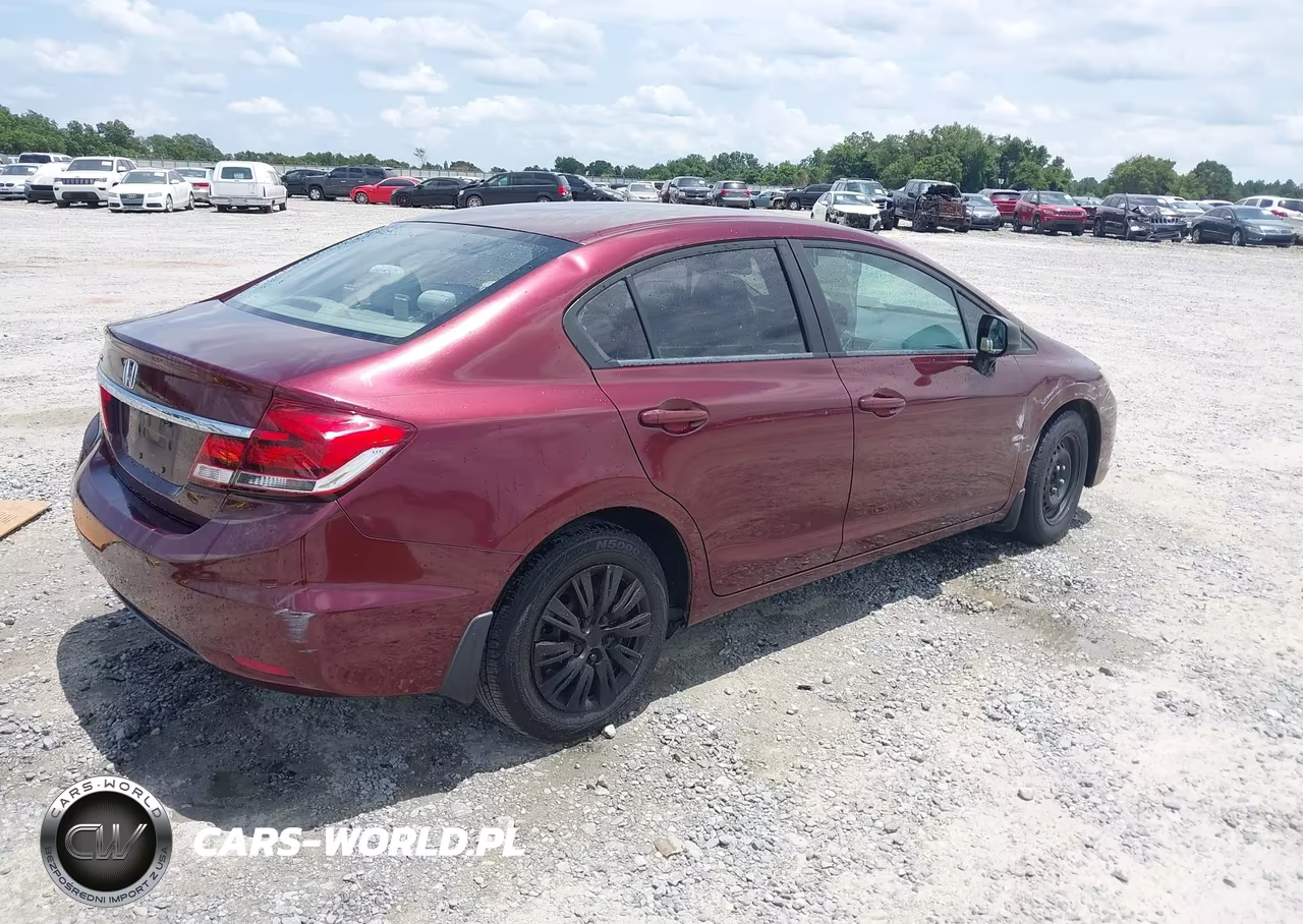 2014 Honda Civic Lx VIN:19XFB2F53EE023290 - 4