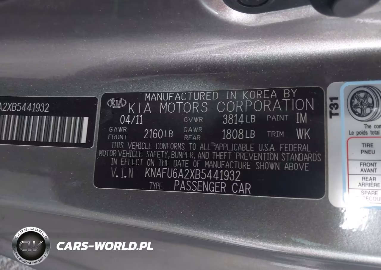 2011 Kia Forte Koup Ex VIN:KNAFU6A2XB5441932 - 9