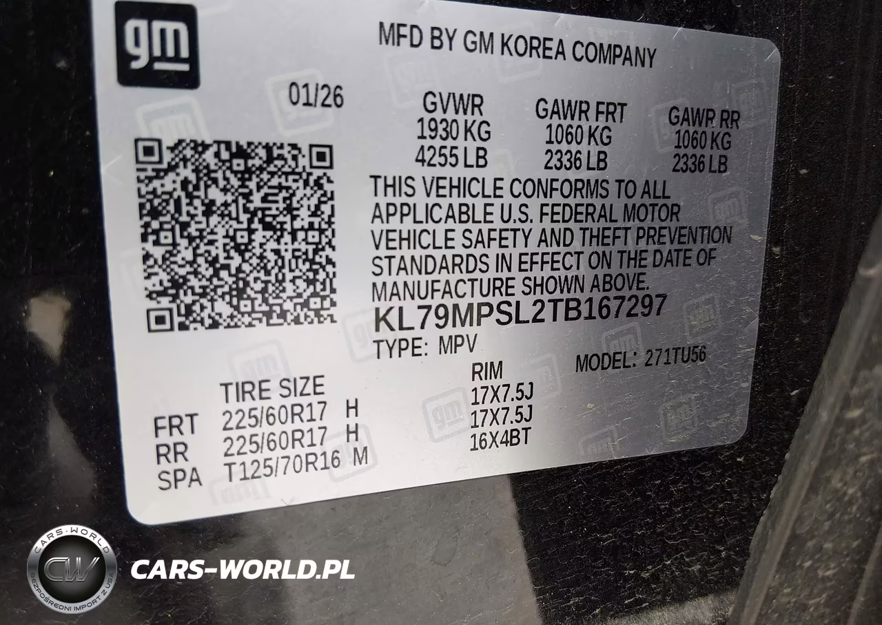 2026 Chevrolet Trailblazer Fwd Lt VIN:KL79MPSL2TB167297 - 9