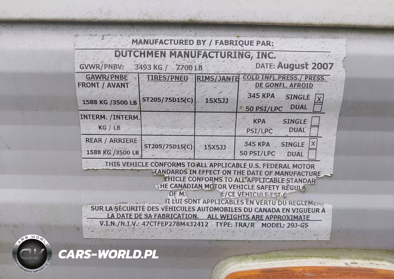 2008 Dutchmen Four Winds Express Lite VIN:47CTFEP278M432412 - 9