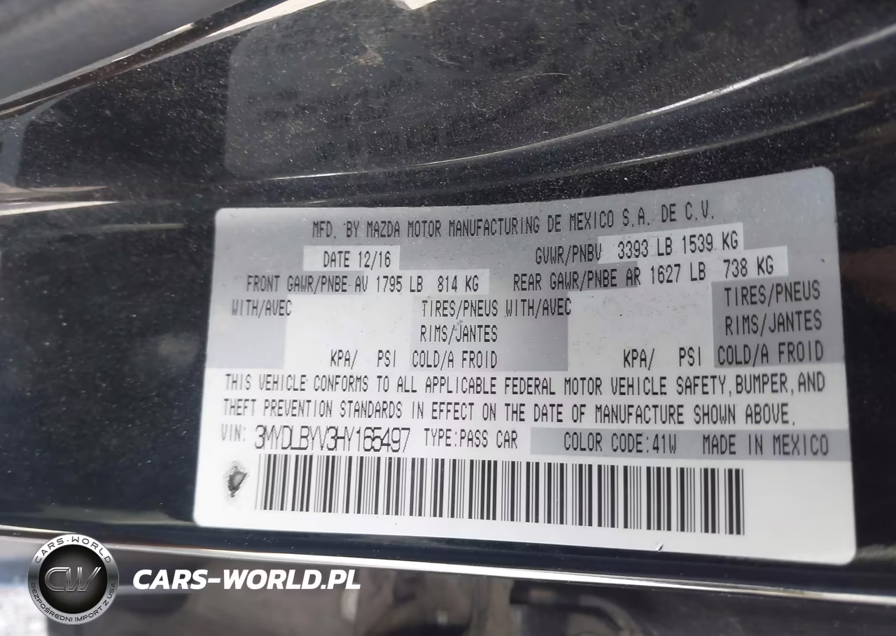 2017 Toyota Yaris Ia VIN:3MYDLBYV3HY165497 - 9