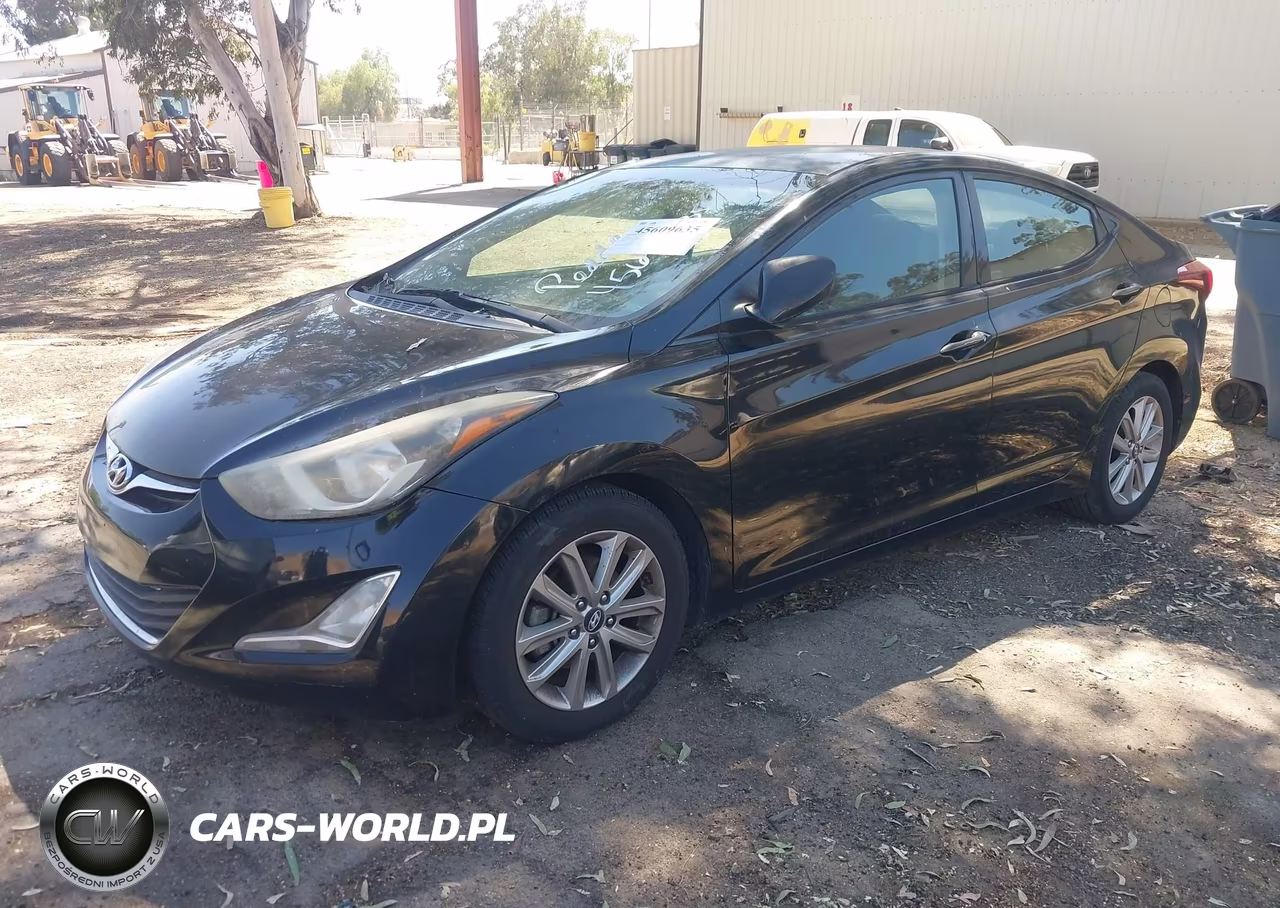2014 Hyundai Elantra Se VIN:5NPDH4AE8EH531324 - 2