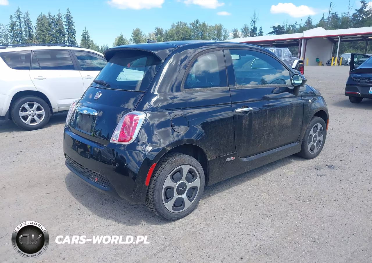 2014 Fiat 500E Battery Electric VIN:3C3CFFGE2ET175901 - 4