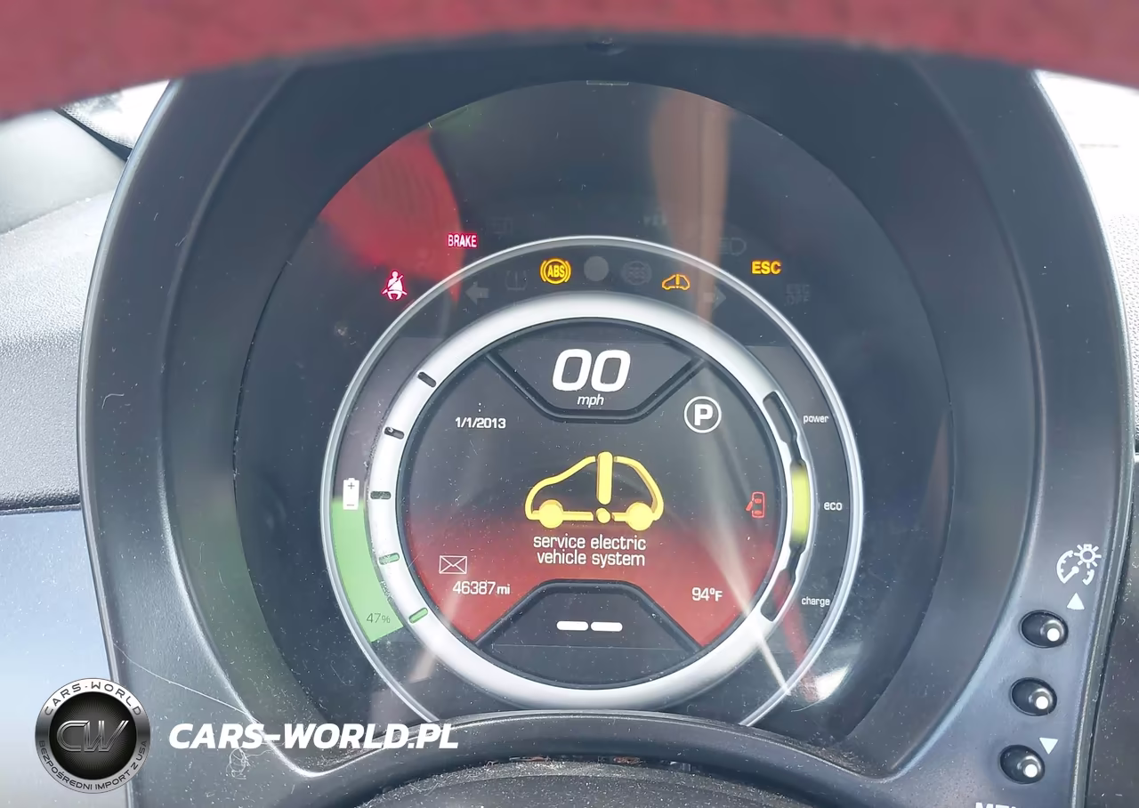 2014 Fiat 500E Battery Electric VIN:3C3CFFGE2ET175901 - 7