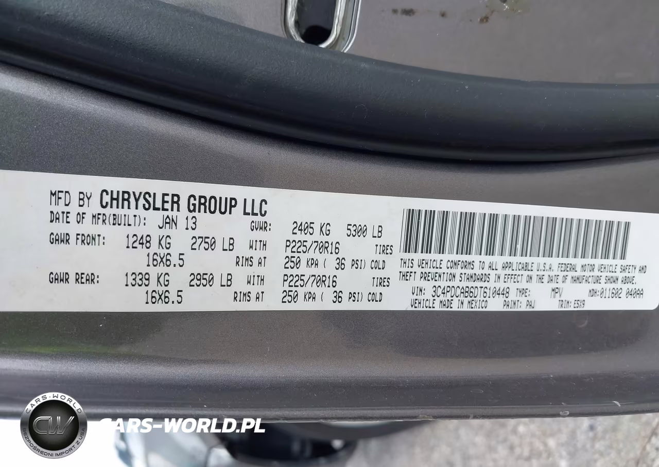 2013 Dodge Journey American Value Pkg VIN:3C4PDCAB6DT610448 - 9
