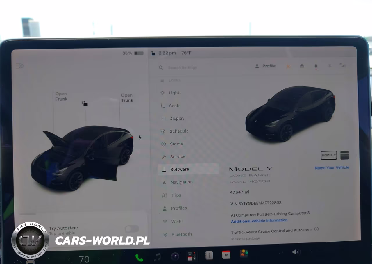 2021 Tesla Model Y Long Range Dual Motor All-Wheel Drive VIN:5YJYGDEE4MF222803 - 7