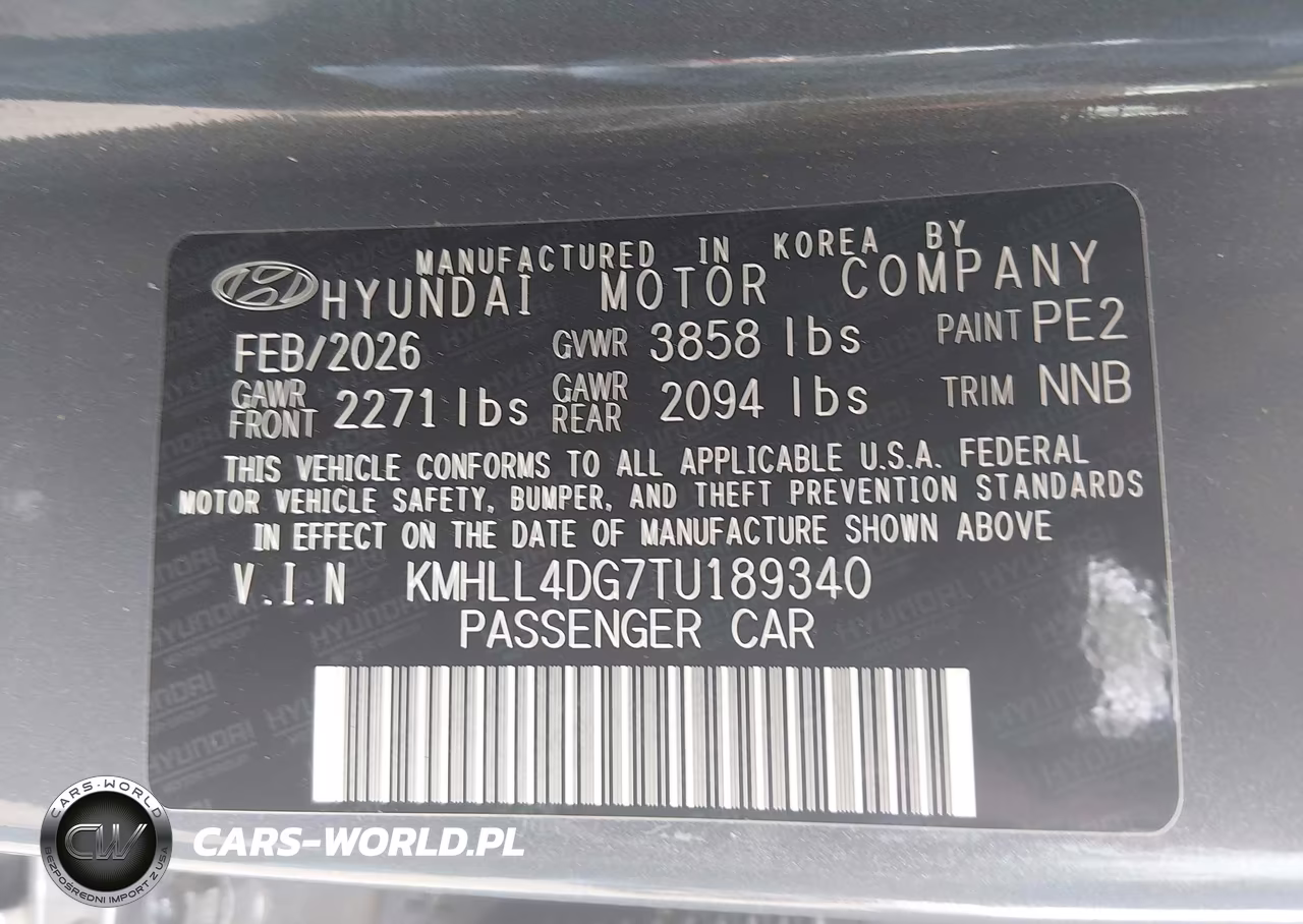 2026 Hyundai Elantra Se VIN:KMHLL4DG7TU189340 - 9