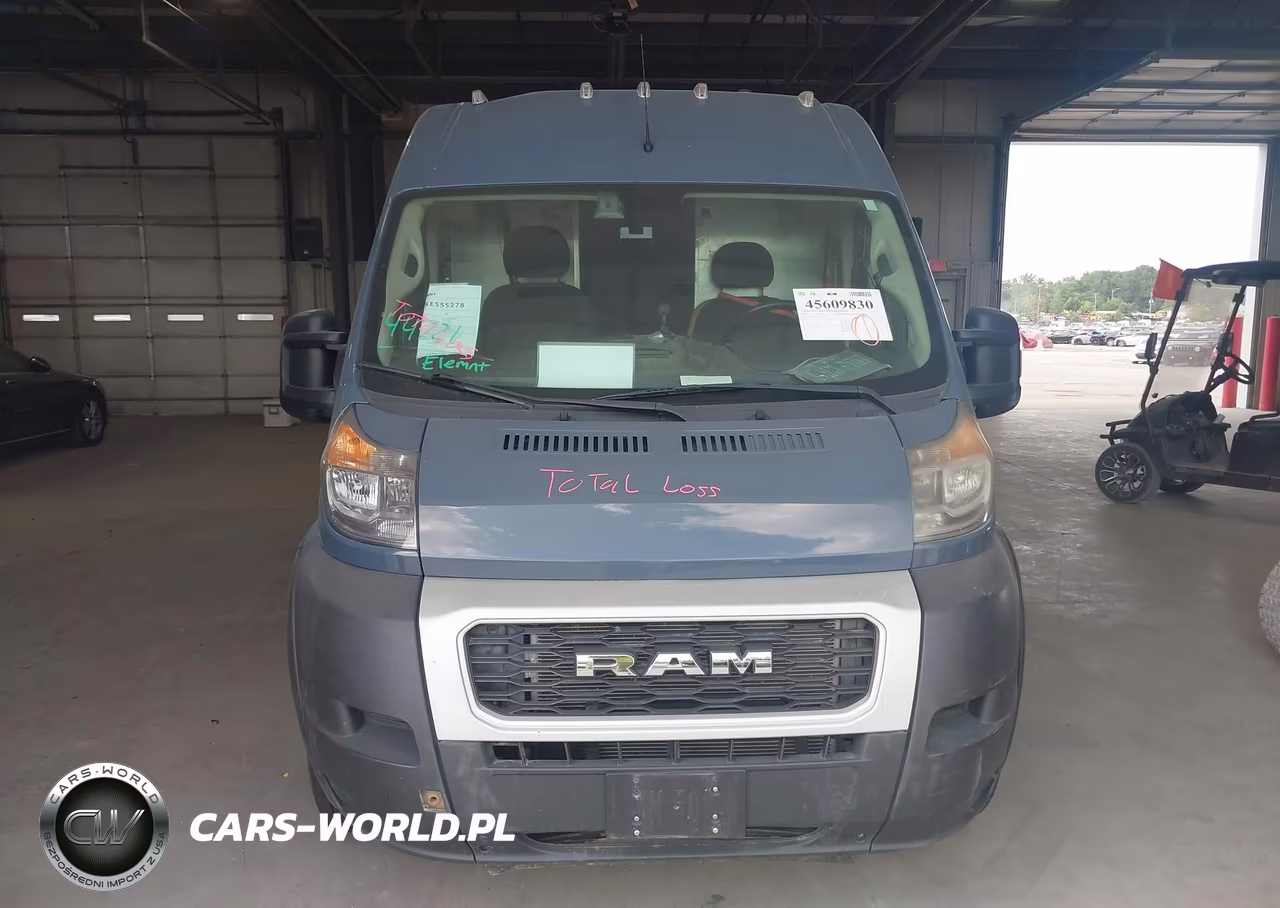 2019 Ram Promaster 3500 Cargo Van High Roof 159 Wb Ext VIN:3C6URVJGXKE555278 - 12