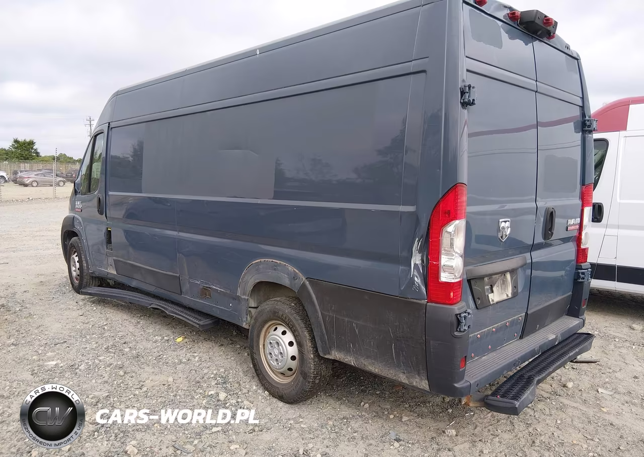 2019 Ram Promaster 3500 Cargo Van High Roof 159 Wb Ext VIN:3C6URVJGXKE544720 - 3