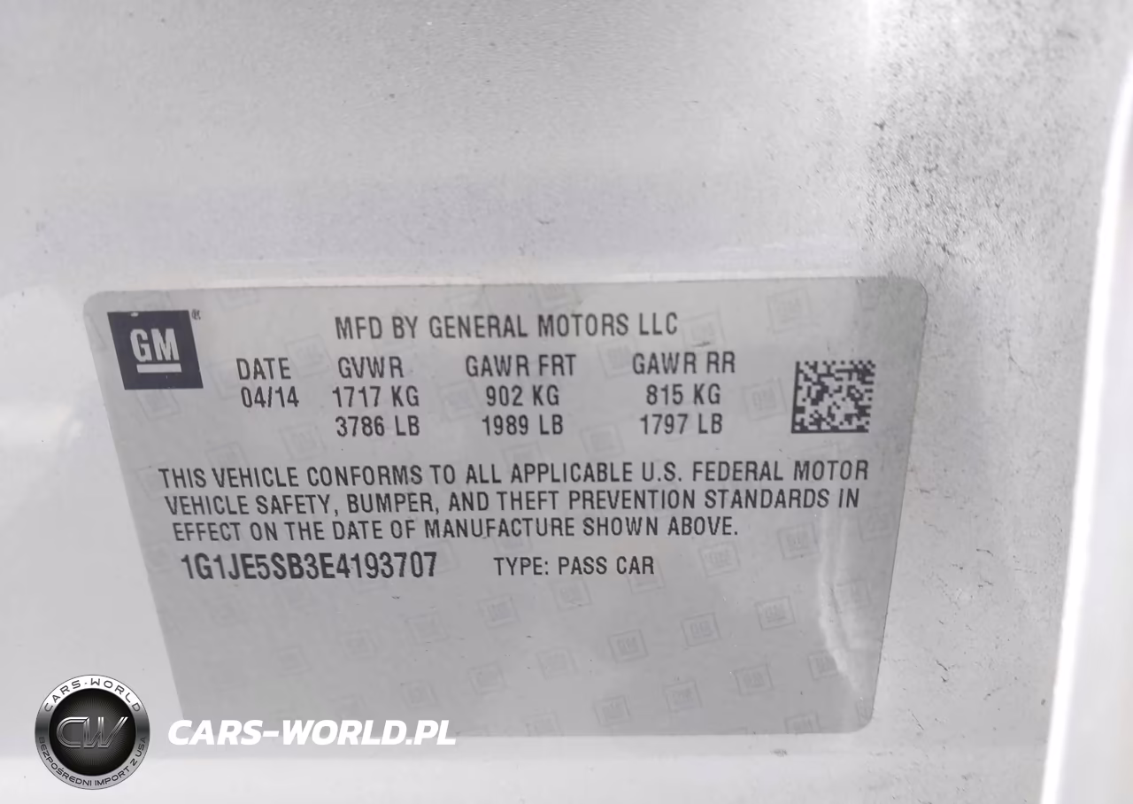 2014 Chevrolet Sonic Ltz Auto VIN:1G1JE5SB3E4193707 - 9