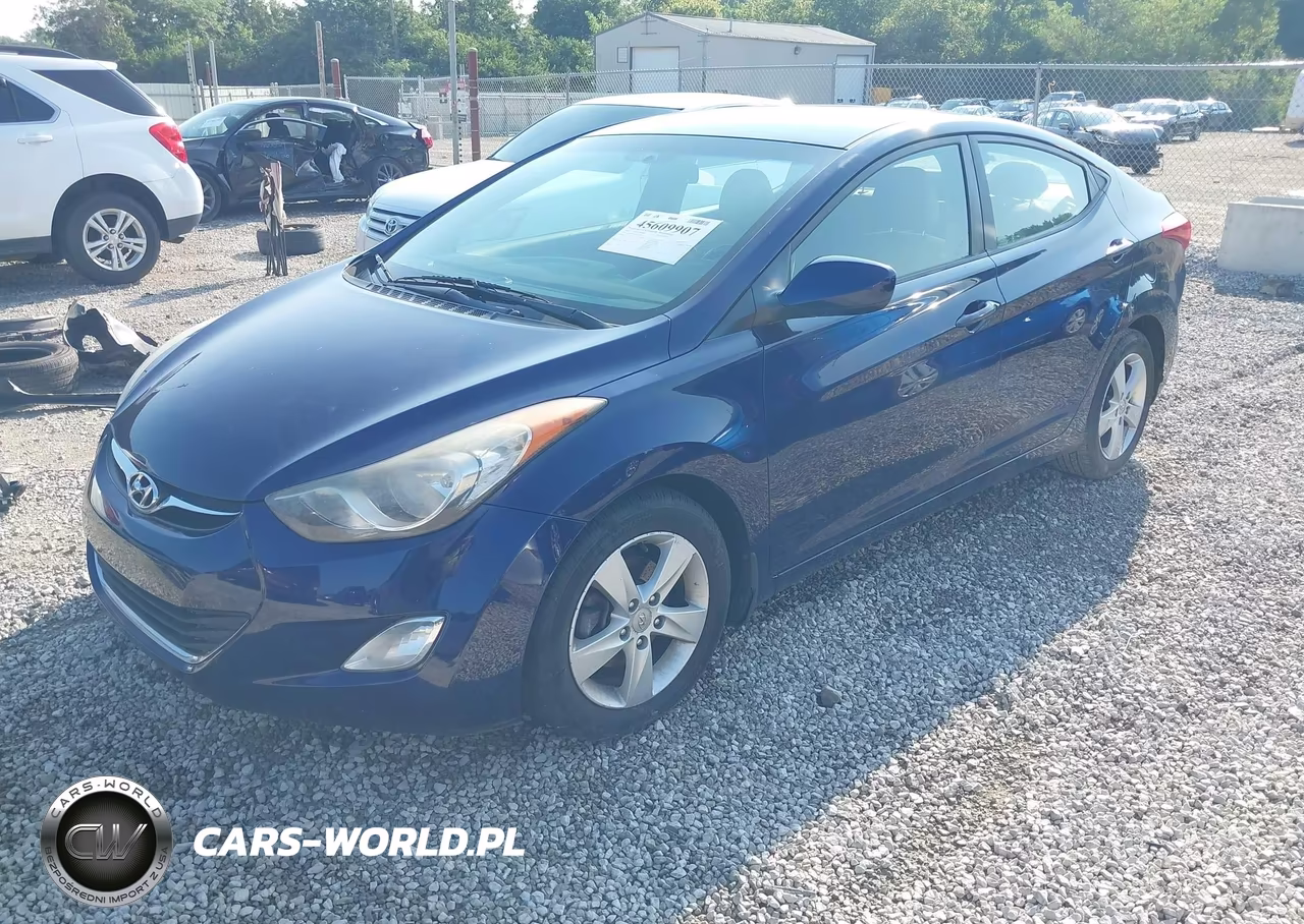 2013 Hyundai Elantra Gls VIN:5NPDH4AE9DH331647 - 2