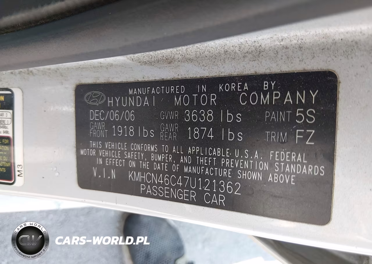 2007 Hyundai Accent Gls VIN:KMHCN46C47U121362 - 9