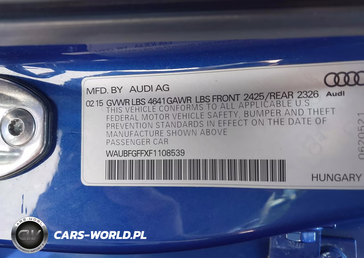 2015 Audi S3 2.0T Premium Plus VIN:WAUBFGFFXF1108539 - 9