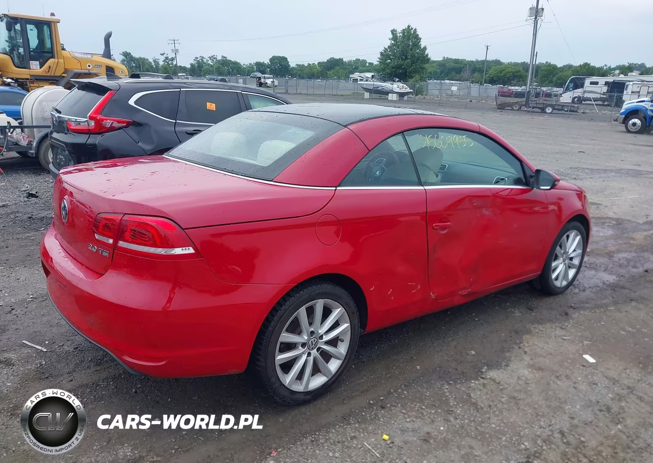 2012 Volkswagen Eos Komfort VIN:WVWBW7AH1CV007423 - 4