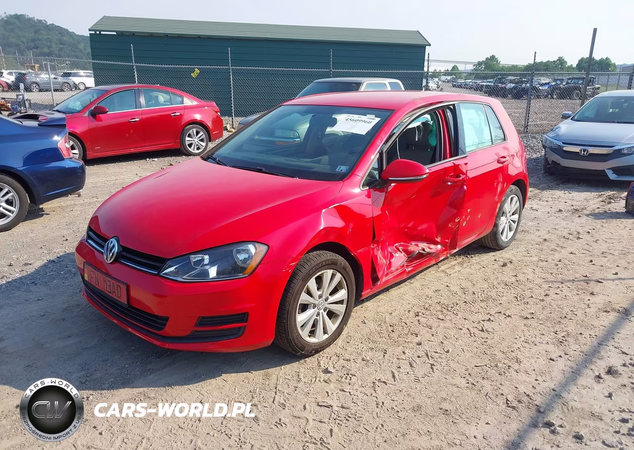 2015 Volkswagen Golf Tdi S 4-Door VIN:3VW2A7AU6FM097028 - 2