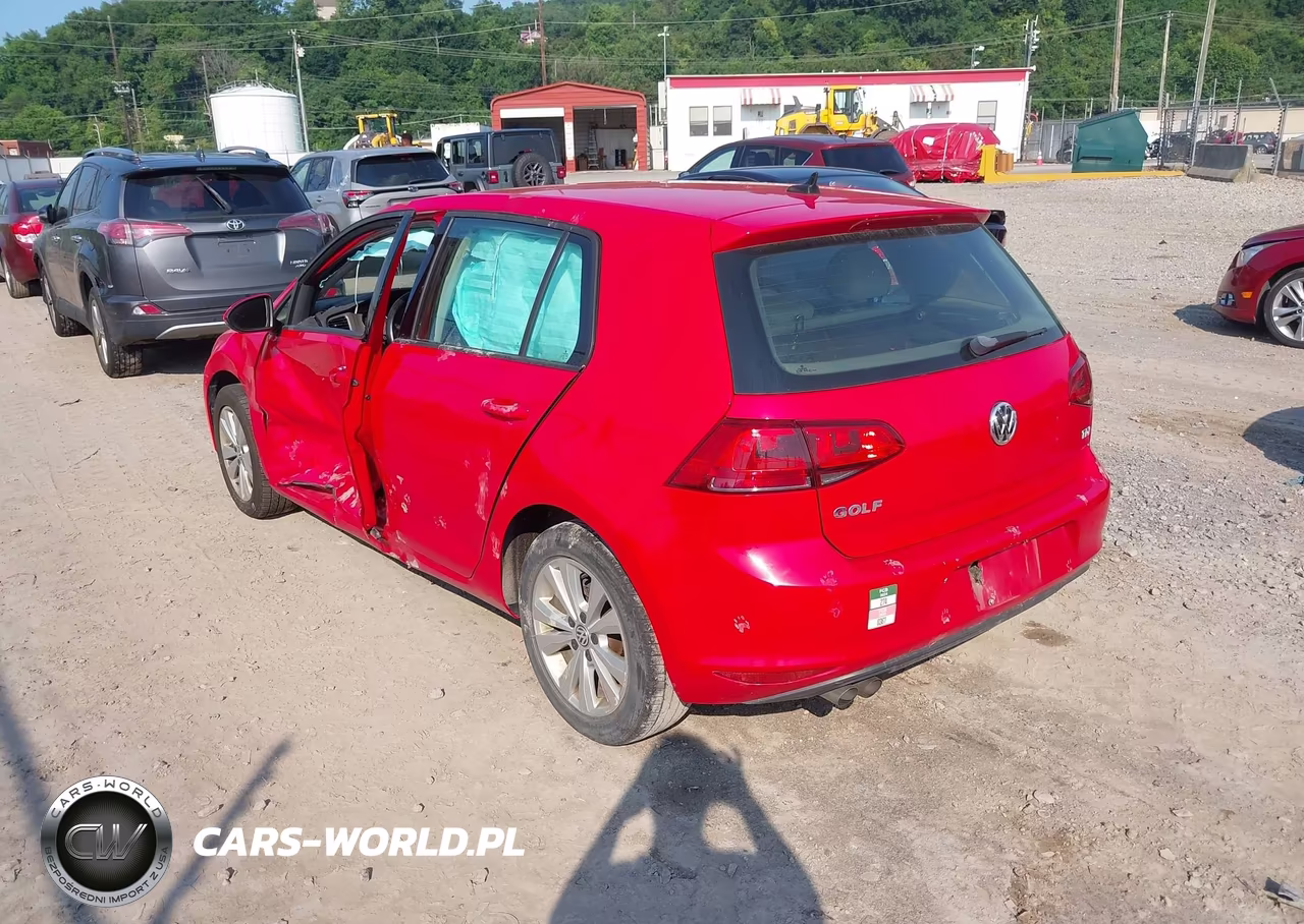 2015 Volkswagen Golf Tdi S 4-Door VIN:3VW2A7AU6FM097028 - 3