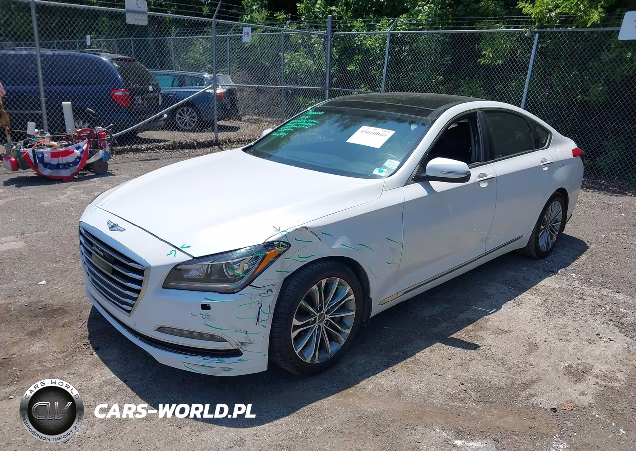 2017 Genesis G80 3.8 VIN:KMHGN4JE3HU205118 - 2