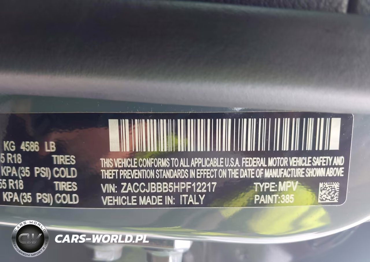2017 Jeep Renegade Altitude VIN:ZACCJBBB5HPF12217 - 9