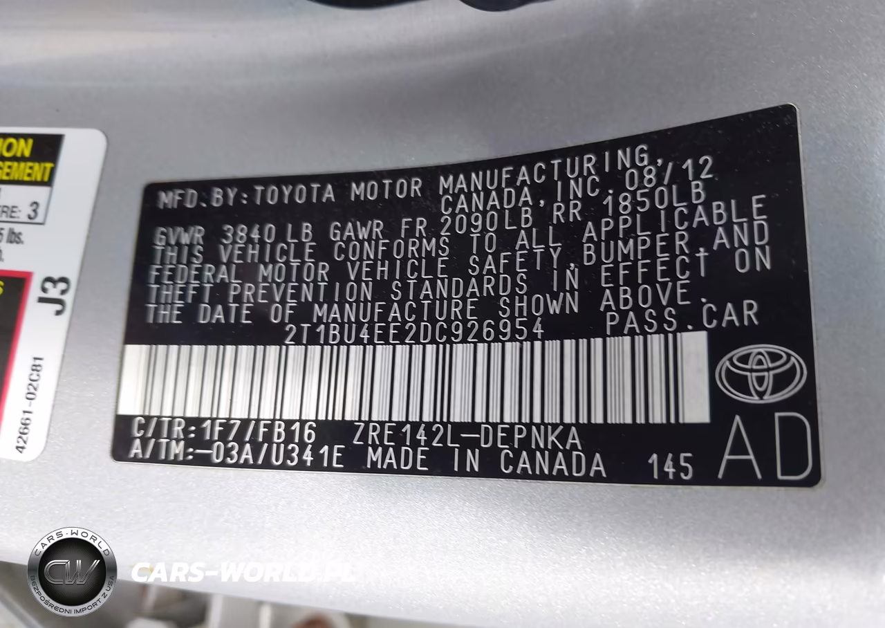2013 Toyota Corolla Le VIN:2T1BU4EE2DC926954 - 9