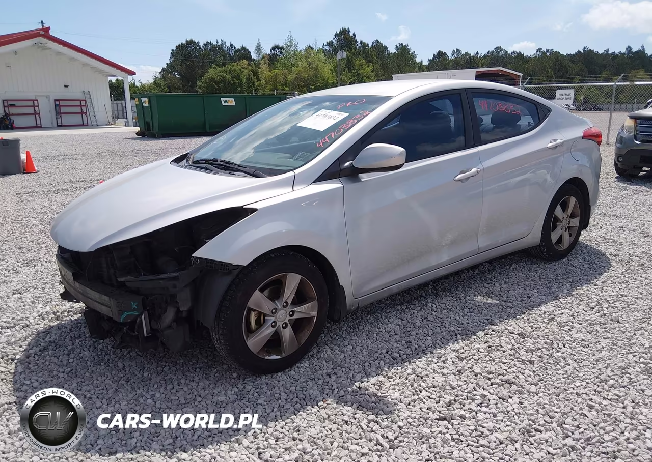 2013 Hyundai Elantra Gls VIN:5NPDH4AE7DH389658 - 2