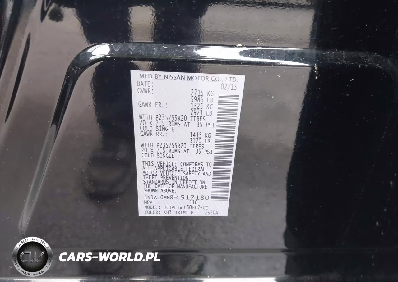 2015 Infiniti Qx60 VIN:5N1AL0MN8FC517180 - 9