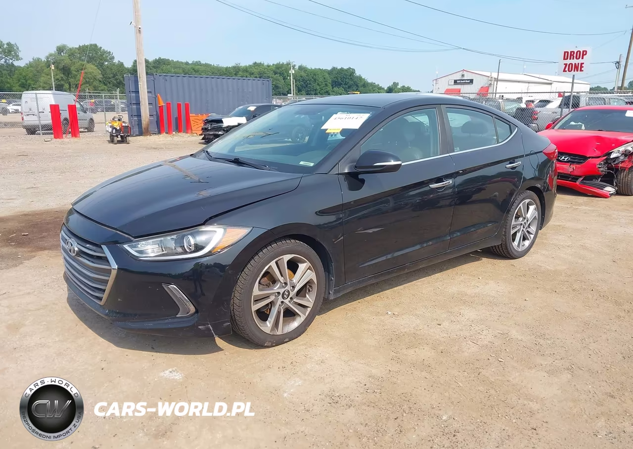 2017 Hyundai Elantra Limited VIN:KMHD84LF9HU289770 - 2