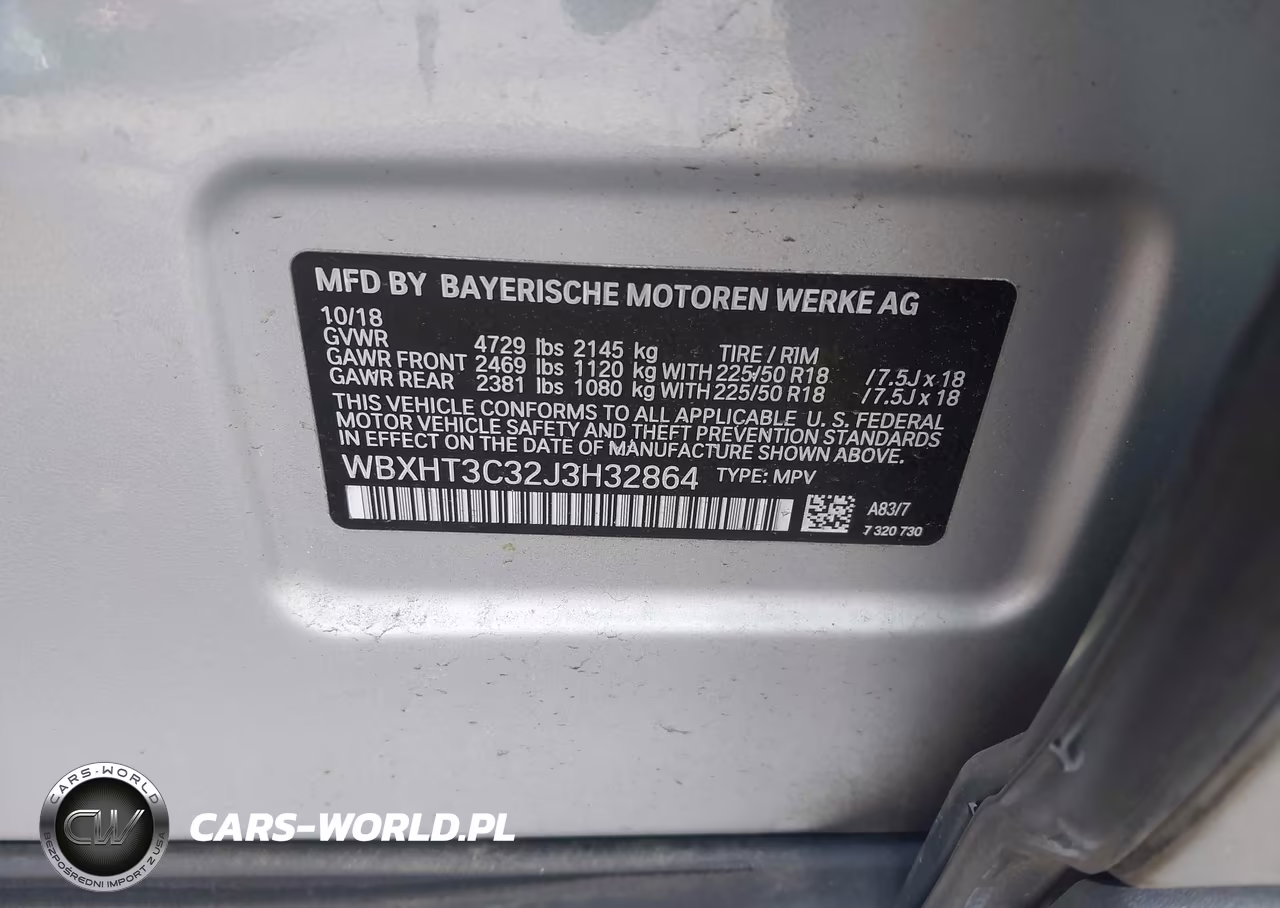 2018 BMW X1 xDrive28I VIN:WBXHT3C32J3H32864 - 9
