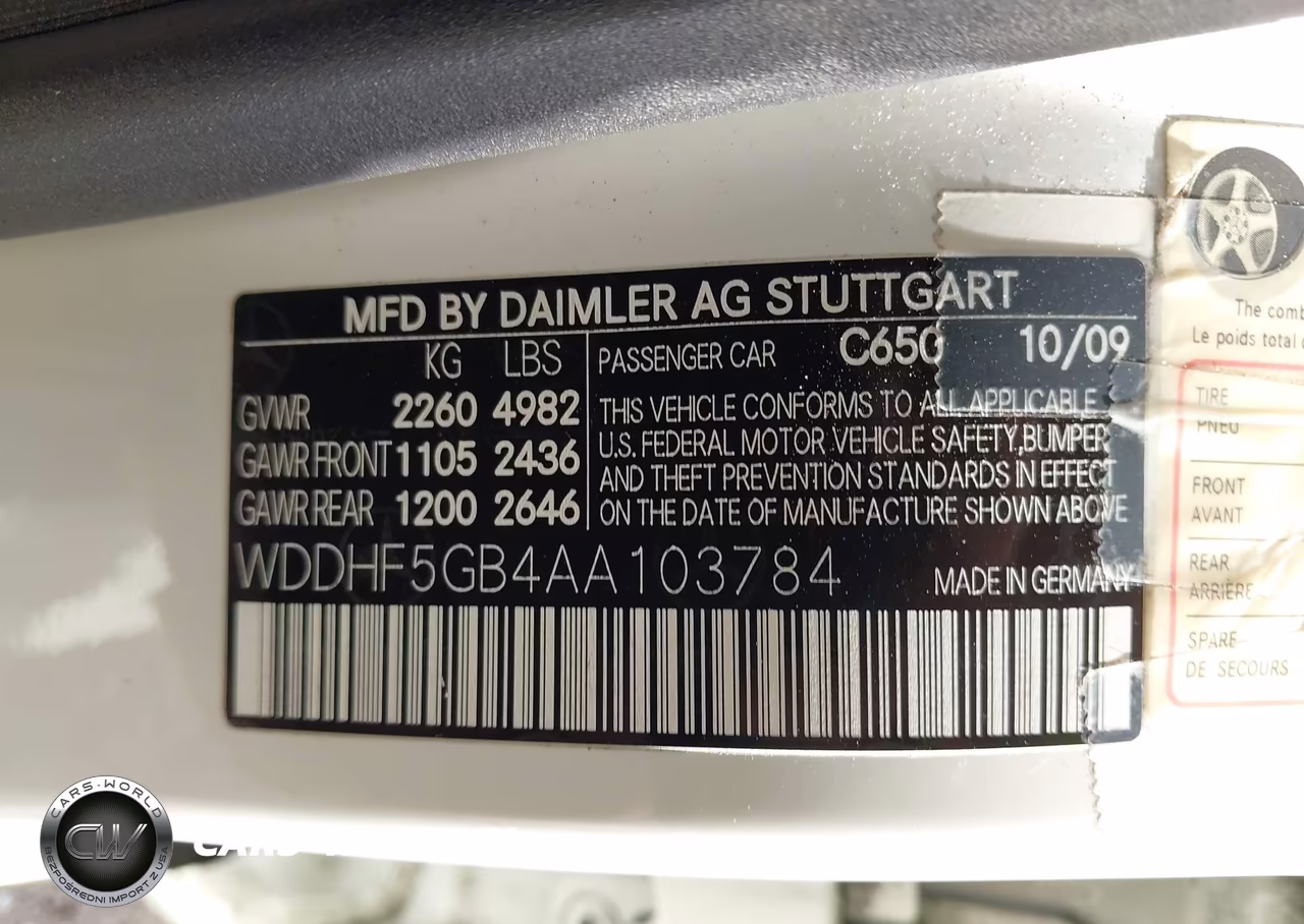 2010 Mercedes-Benz E 350 VIN:WDDHF5GB4AA103784 - 9