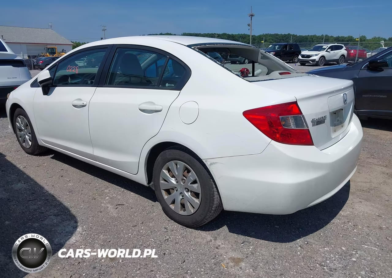 2012 Honda Civic Lx VIN:19XFB2F51CE367651 - 3