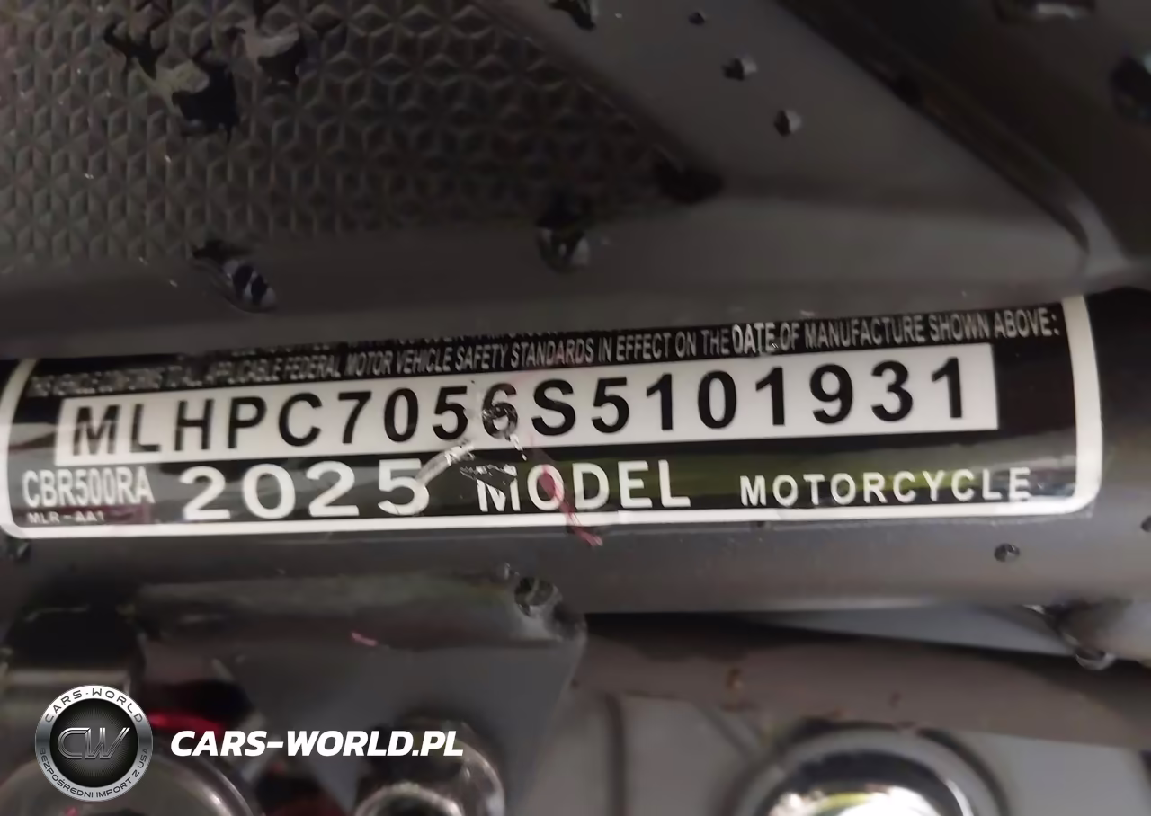 2025 Honda Cbr500 Ra VIN:MLHPC7056S5101931 - 10
