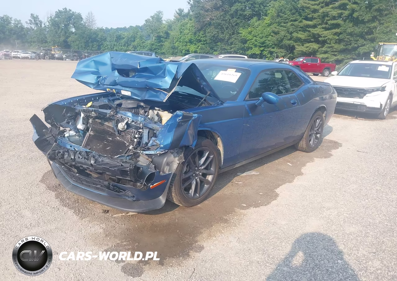 2022 Dodge Challenger Gt Awd VIN:2C3CDZKG7NH168872 - 2
