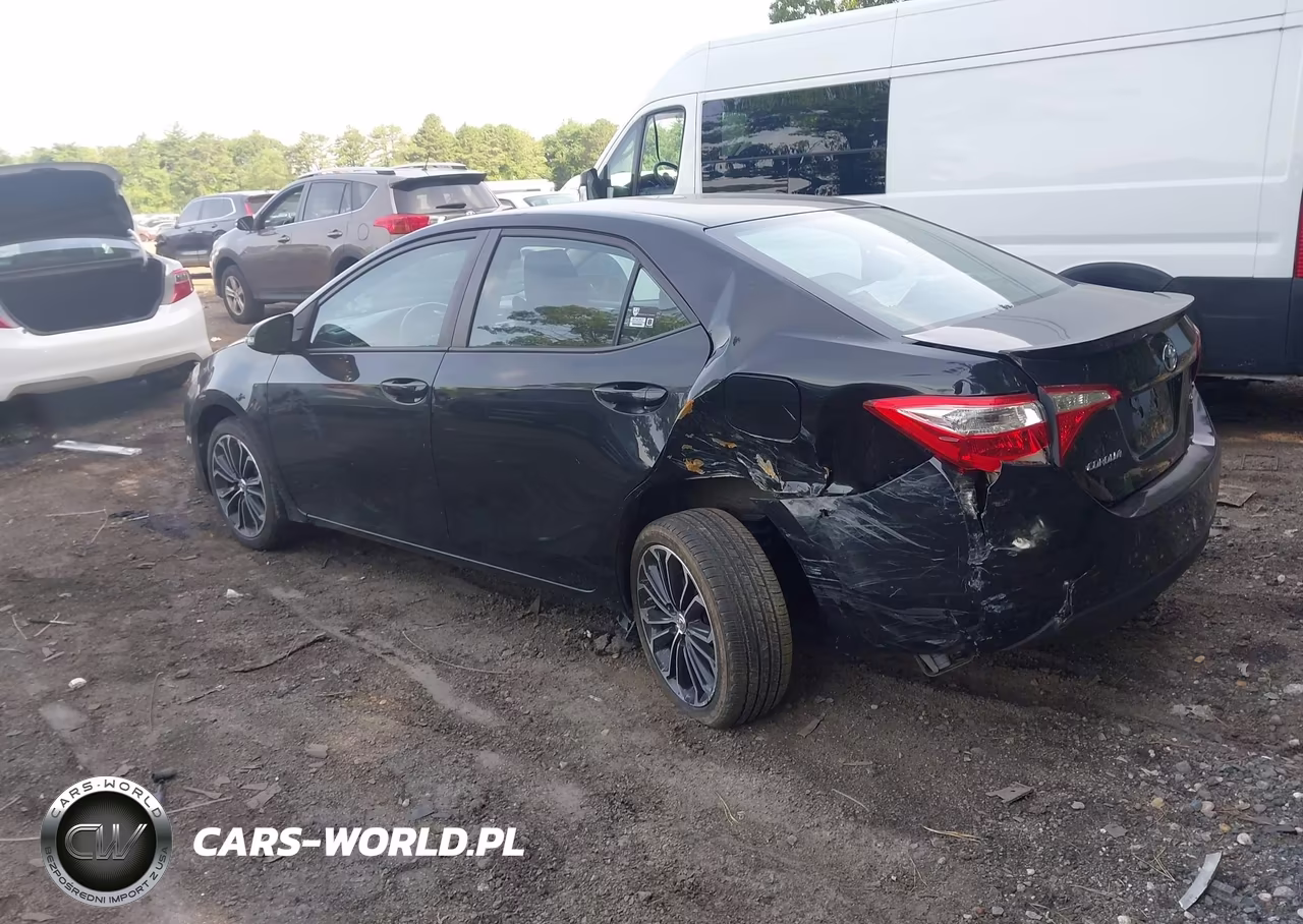 2015 Toyota Corolla S Plus VIN:2T1BURHE0FC399654 - 3