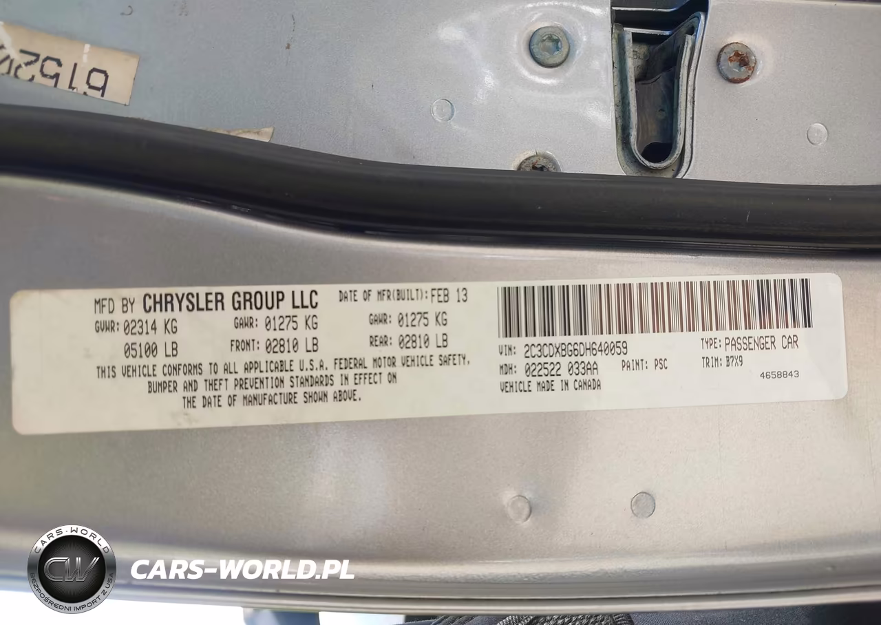 2013 Dodge Charger Se VIN:2C3CDXBG6DH640059 - 9