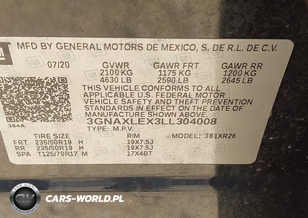 2020 Chevrolet Equinox Fwd Lt 2.0L Turbo VIN:3GNAXLEX3LL304008 - 9