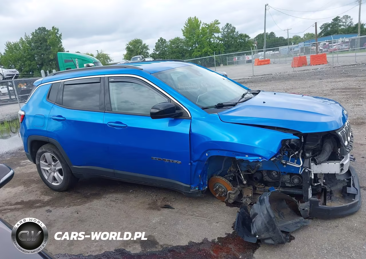2022 Jeep Compass Latitude Fwd VIN:3C4NJCBB7NT166299 - 13