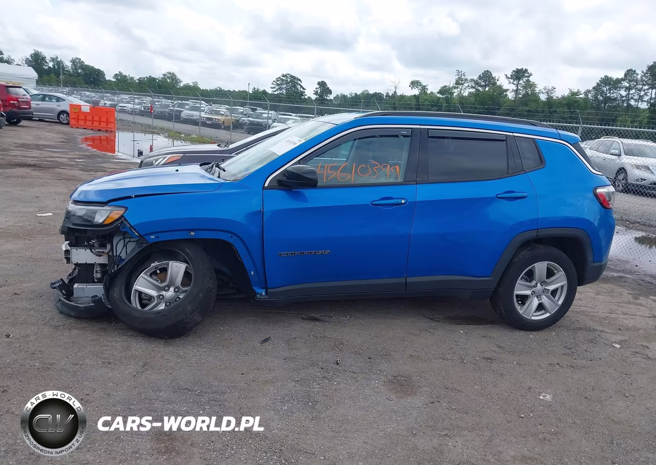 2022 Jeep Compass Latitude Fwd VIN:3C4NJCBB7NT166299 - 14
