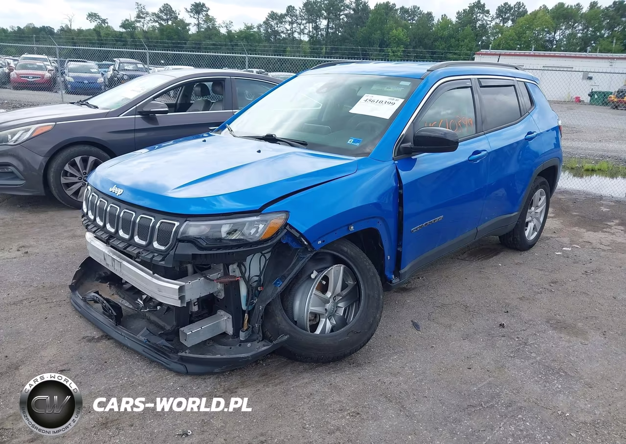 2022 Jeep Compass Latitude Fwd VIN:3C4NJCBB7NT166299 - 2