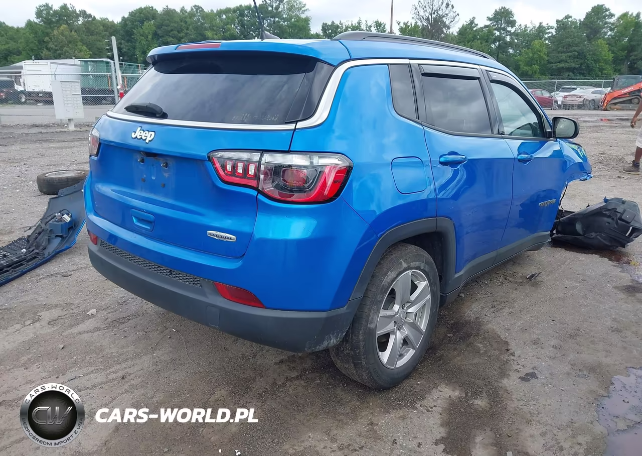 2022 Jeep Compass Latitude Fwd VIN:3C4NJCBB7NT166299 - 4