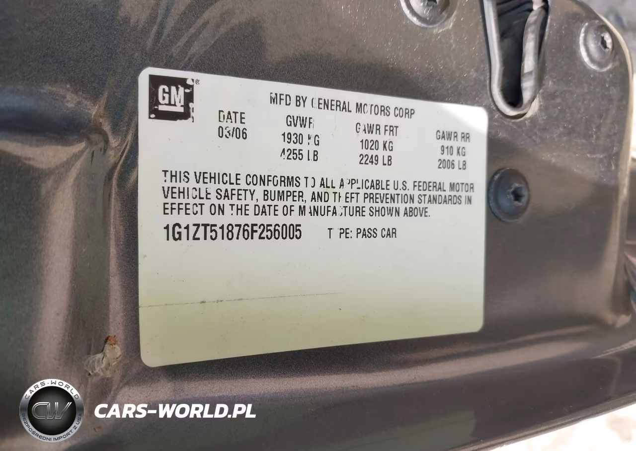 2006 Chevrolet Malibu Lt VIN:1G1ZT51876F256005 - 9