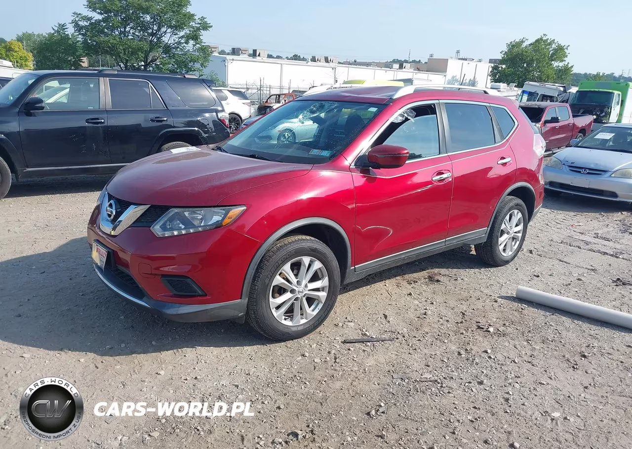 2016 Nissan Rogue Sv VIN:KNMAT2MV8GP676064 - 2